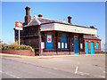 SH9478 : Abergele and Pensarn Railway Station Booking Hall by David Dixon