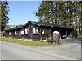 Large wooden hut at Roberton