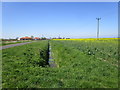 Dike alongside Hurnbridge Road