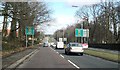 A739 leaving Glasgow on Bearsden Road