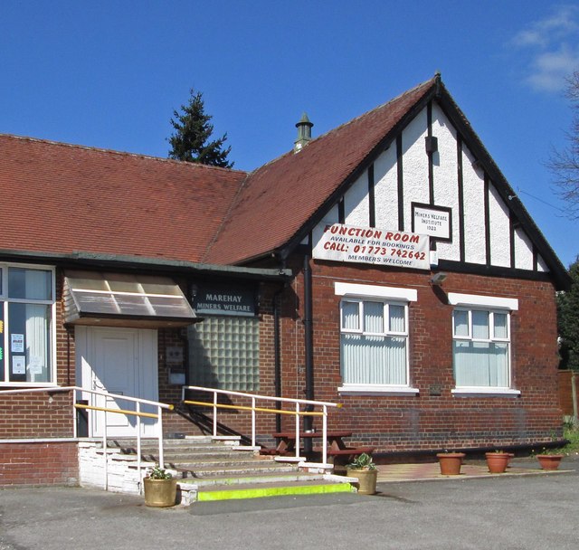 Marehay - Miners Welfare (from E) © Dave Bevis cc-by-sa/2.0 :: Geograph ...