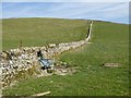 Wall and fields above the B711