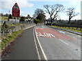 Approaching Betws Bledrws from the WSW on the A485