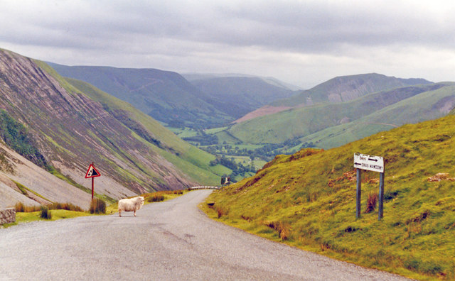 Fastnesses of Montgomeryshire from Bwlch-y-Groes, 1993