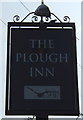 NZ1786 : Sign for the Plough Inn, Mitford by JThomas
