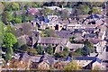 Otley Parish Church taken  from the top of The Chevin