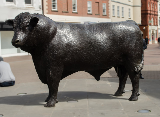 Hereford Bull sculpture © Julian P Guffogg cc-by-sa/2.0 :: Geograph ...