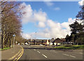 A70 passing Cumnock bus station