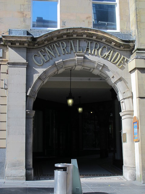 Entrance to the Central Arcade, Market Street, NE1