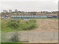 Contractors cabins, Crossrail, Plumstead site