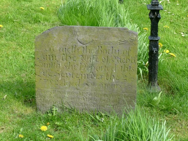 Belvoir Angel headstone, Long Clawson Churchyard