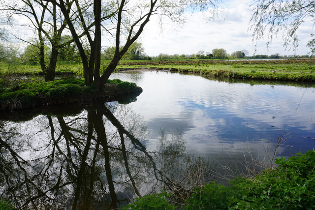 Branches of the River Lark near Isleham © Bill Boaden cc-by-sa/2.0 ...