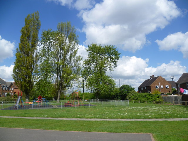 The playground at Broomfield Park, Swanscombe