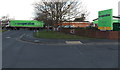 Co-operative Food lorry reversing into the Highbridge store site