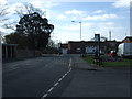 Bus stop on Church Lane, Sewerby