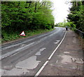 Uneven road surface sign, Wyesham Road, Monmouth