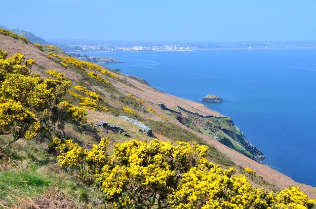 Blue sea from Maughold Brooghs © Jim Barton :: Geograph Britain and Ireland