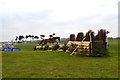 SJ5567 : Kelsall Hill Horse Trials: cross-country fences 16/18/20 by Jonathan Hutchins