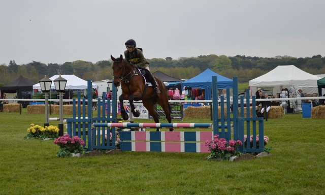 Kelsall Hill Horse Trials: showjumping... © Jonathan Hutchins cc-by-sa ...