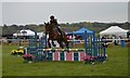 SJ5567 : Kelsall Hill Horse Trials: showjumping arena by Jonathan Hutchins