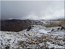 NN3715 : View north-east from broken ridge above Loch Katrine by ian shiell
