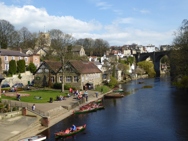 The River Nidd in Knaresborough © Rod Allday :: Geograph Britain and Ireland