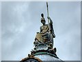 SJ3490 : Minerva, above Liverpool Town Hall by David Dixon
