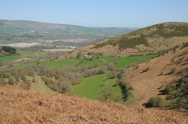 The hillsides of Hergest Ridge and Hanter Hill