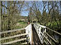 Footbridge  over  River  Burn  at  Gollinglith  Foot