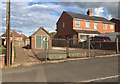 Cheadle: electricity substation on Froghall Road