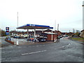 NY3267 : Petrol station in Gretna by Malc McDonald