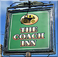 NU2311 : Sign for The Coach Inn, Lesbury by JThomas