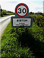 TM3669 : Sibton Village Name sign by Geographer