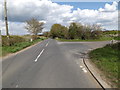 TM3372 : B1117 Laxfield Road, Heveningham by Geographer