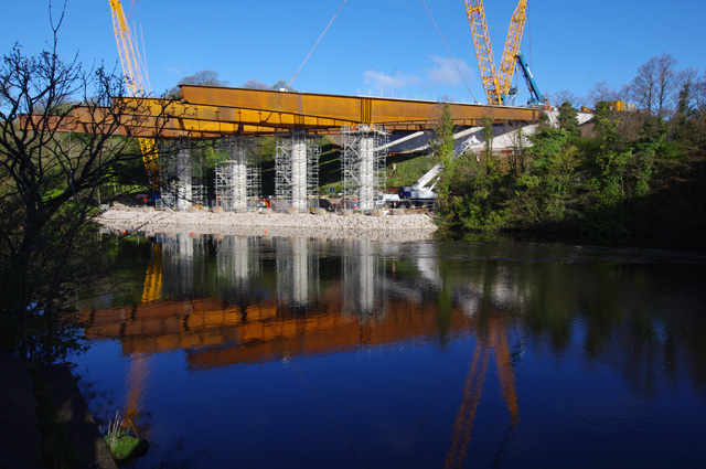 Lune West Bridge under construction
