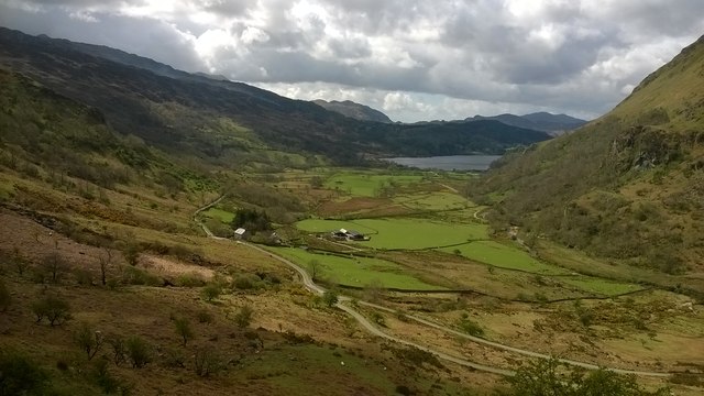 View towards Llyn Gwynant