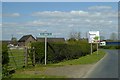 Footpath signs near Orleton