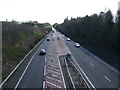 A1 southbound west of Felton