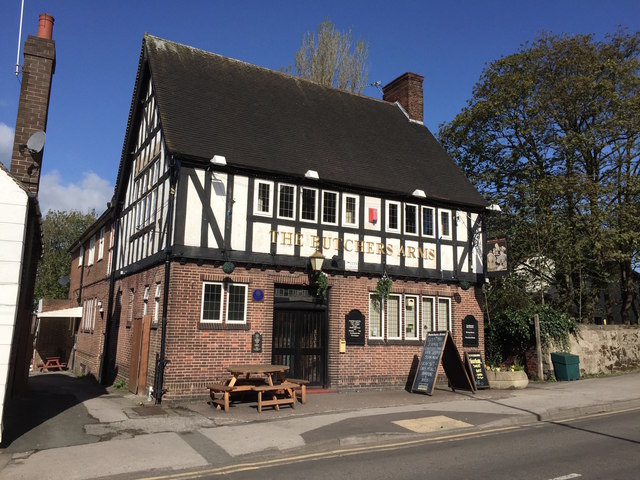 Audley: The Butcher's Arms © Jonathan Hutchins :: Geograph Britain and ...