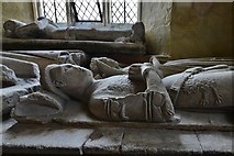ST7345 : Nunney:  All Saints Church: The effigy of Sir John Paulet (d. 1437) by Michael Garlick