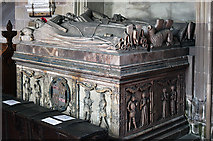 SK0027 : St John's Church, Stowe-By-Chartley - monument to Sir Walter Devereux by Mike Searle