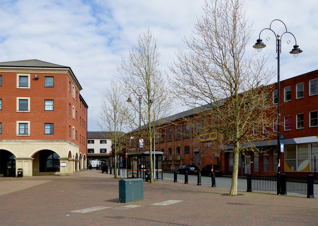 Market Square and Pitt Street, Wolverhampton