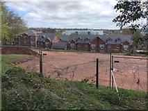 SJ8445 : Newcastle-under-Lyme: building site off Priory Road by Jonathan Hutchins