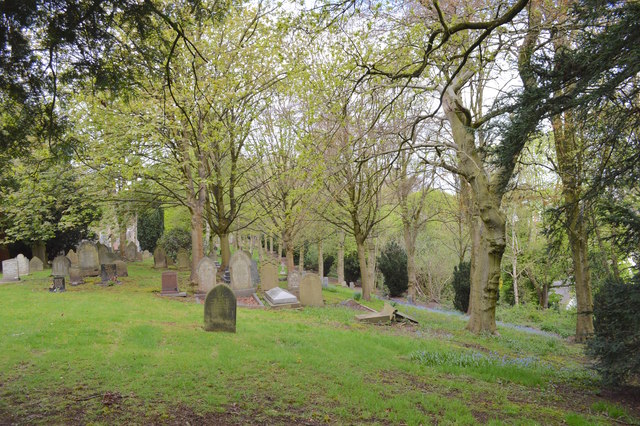 Newcastle-under-Lyme Cemetery: older graves