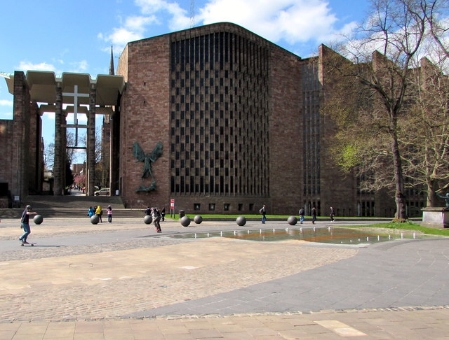 East side of Coventry Cathedral