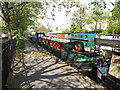 Hallmark - narrowboat on Paddington Arm, Grand Union Canal