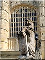 SU9676 : St George's Chapel Heraldic Beast (2) by David Dixon