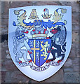 Coat of Arms on the Lord Crewe Hotel, Bamburgh