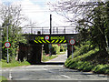 Low Bridge under the railway at Bacton