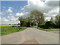 Entering Mendlesham on Chapel Road